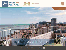 Tablet Screenshot of hotelperticari.com